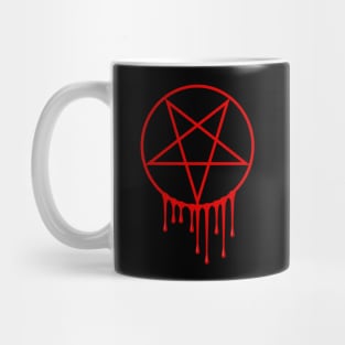 Dripping Blood Pentagram Mug